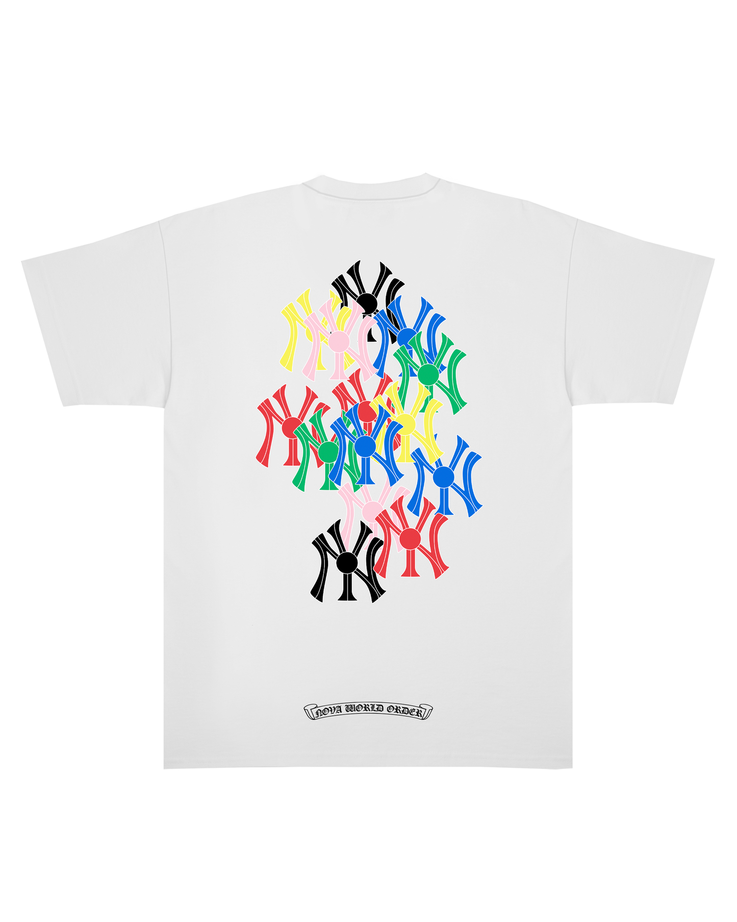 Chrome Yankees Tee White